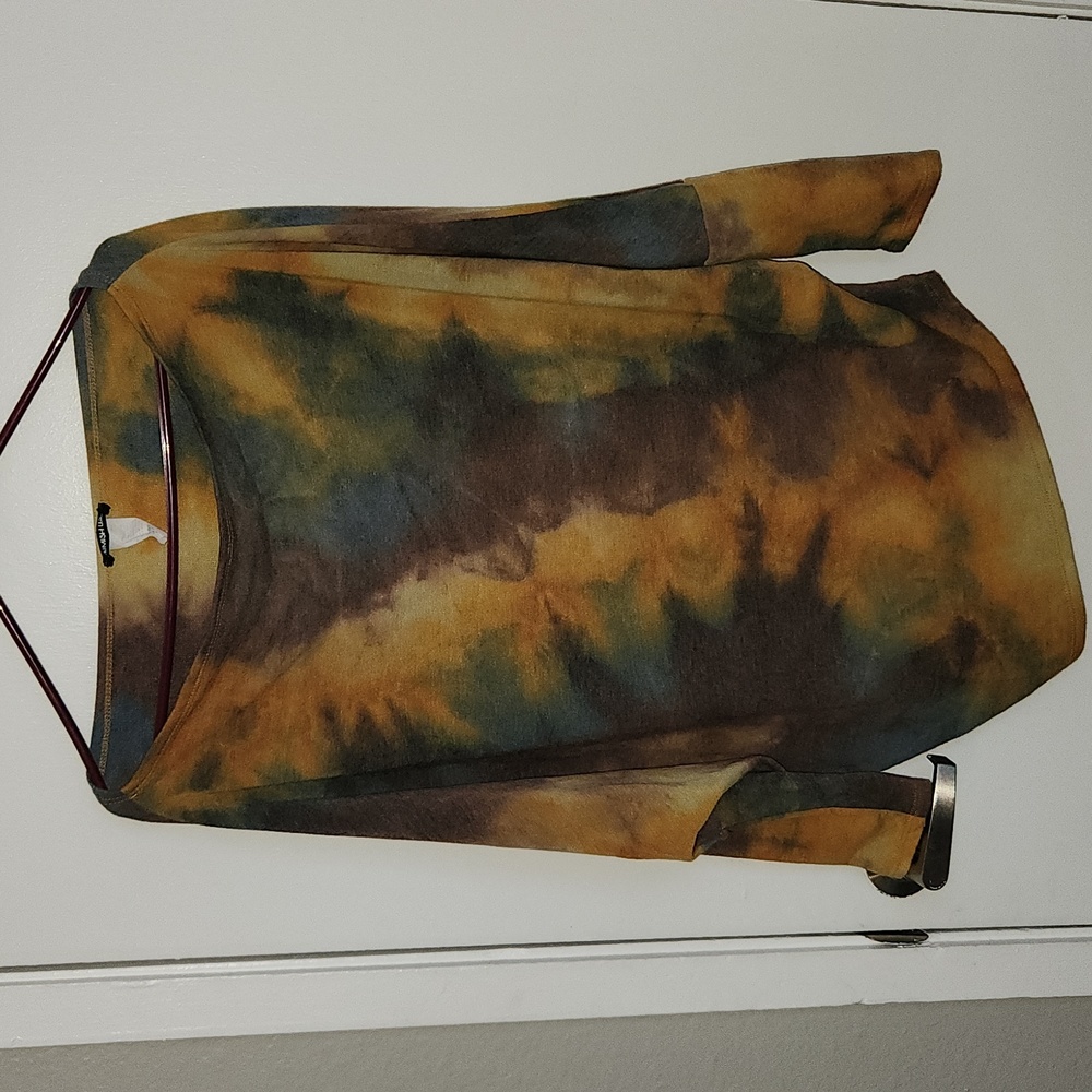 Heimish Tie dye Top, oversizes off the shoulder size S